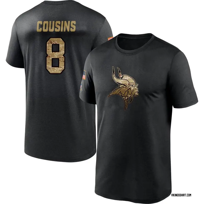 Kirk cousins salute online to service jersey